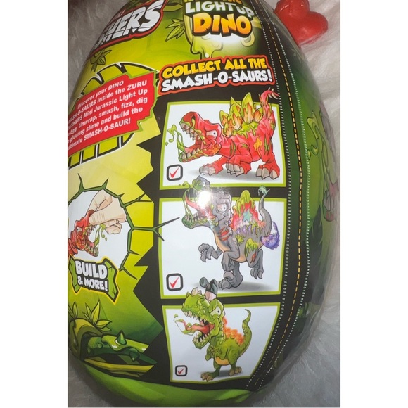 AMAZON ~Smashers Mini Jurassic Light Up Dino Egg (NEW) - Picture 8 of 10